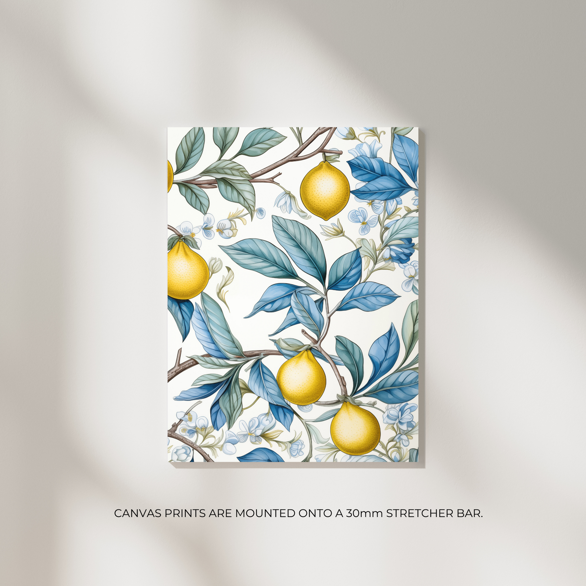 Lemon Azure Print - Ayah Creative Studio