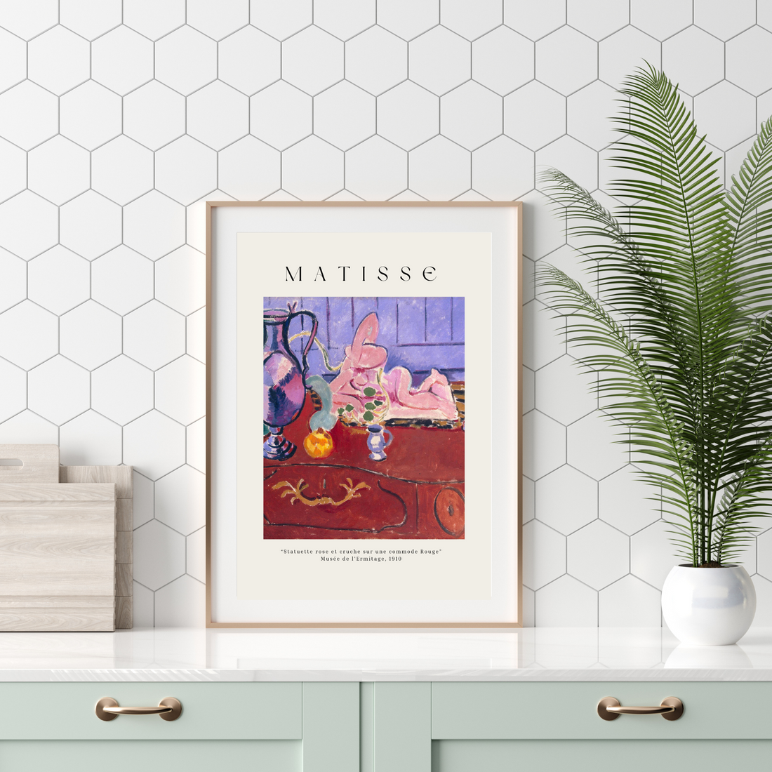 Matisse Statuette Rose Print - Ayah Creative Studio