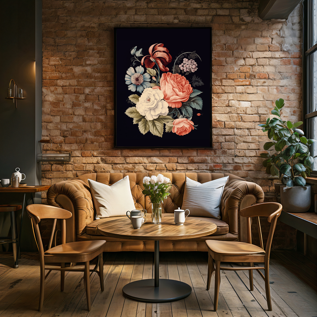 Midnight Blossoms Print - Ayah Creative Studio