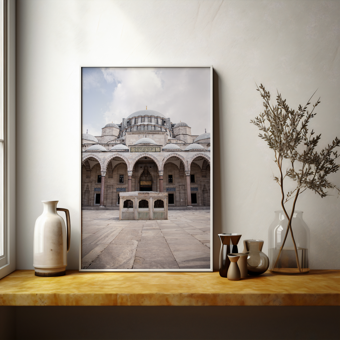 Süleymaniye Mosque Portrait Print - Ayah Creative Studio